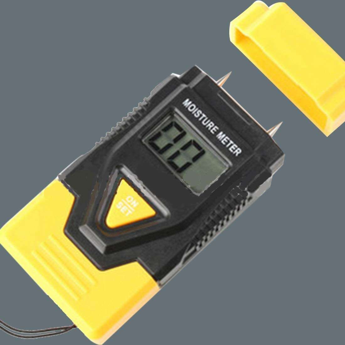 WZCUICAN Moisture Meters Digital Moisture Meter 3 in 1 Wood Building Material Sawn Timber Hardened Materials and Ambient Temperature 4