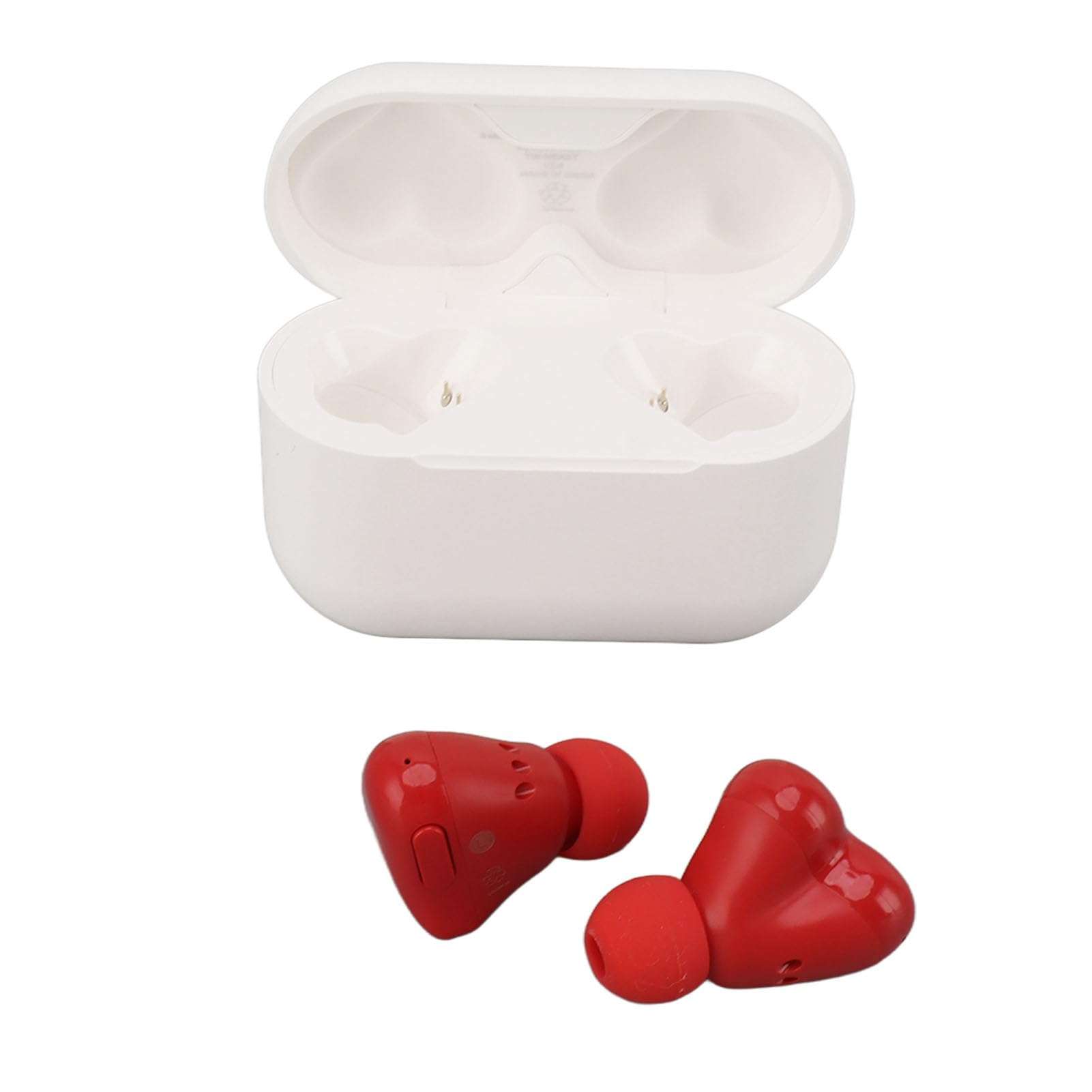 ciciglow Heart Shaped Wireless Earbuds, Noise CancellingEarphones with HiFi Stereo Sound, Long Battery Life and Wide Compatibility 4