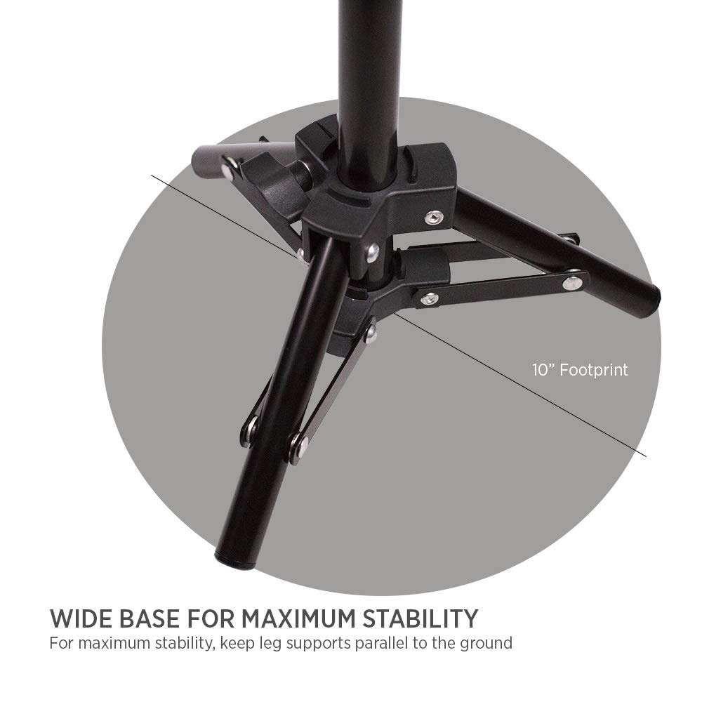 Fovitec 2-Light Table Top Fluorescent Lighting Kit, 6" Reflectors, 30W Bulbs and 15" Light Stands for Product Photography, and Video Production 4