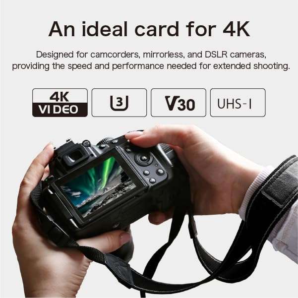 SUNEAST Ultimate Pro 256GB SDXC UHS-I Memory Card – Up to 208MB/s Read, 170MB/s Write, V30, U3, C10, High Speed SD Card for 4K UHD Video, DSLR and Camera 5