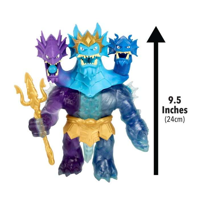 Heroes of Goo Jit Zu Deep Goo Sea King Hydra Figure with Triple Attack 3 in 1 Goo Power. Plus Light and Sound Battle Action! 3