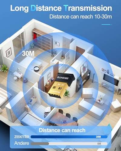 5.4 USB Bluetooth Adapter for PC, Bluetooth Dongle, Plug-and-Play for PC, Laptop, Mouse, Keyboard, Headsets, Speakers, Support Windows 11/10/8.1/7 3