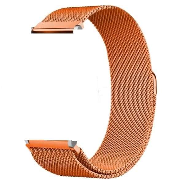 Colorcase Smart Watch Strap Compatible with Titan Smart Mirage Smart Watch - Mangetic Mesh Chain Strap -Orange 1