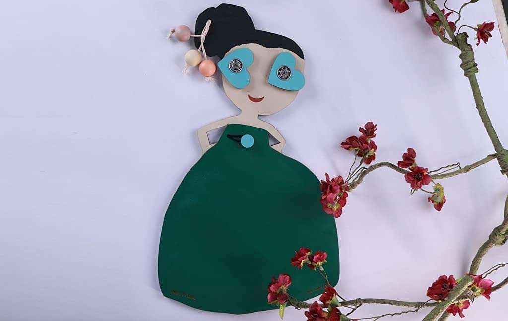 THE FUNNY MIND Wooden Multipurpose Doll Red Chalk Board with Stand,Chalk,and Duster for Kids,Toddlers,Infants,Desk,Kitchen,Dining Table,Side Table,Restaurant Ideal for Gifts,Learning,Doodle,D�cor 3