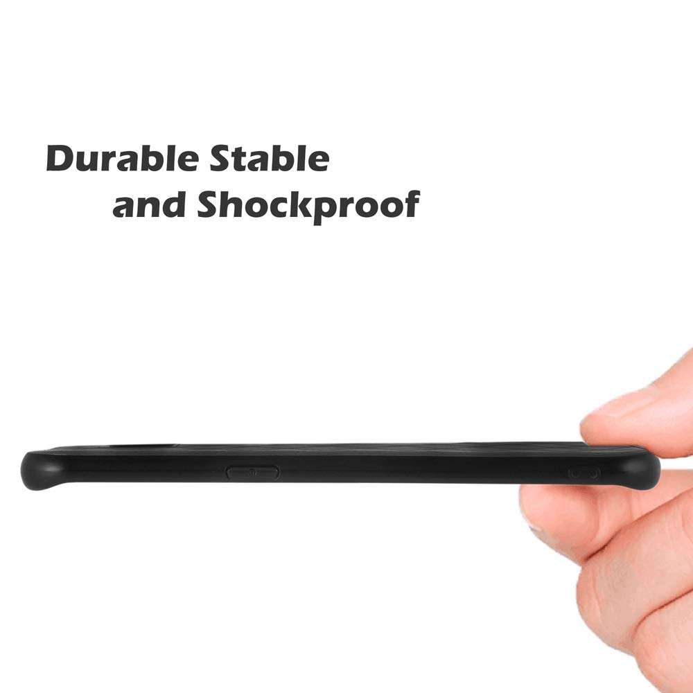 Phone Case for LG K50S Slim Soft Rubber Case,Shock Resistant Rugged Lightweight Flexible Anti-Slip Slim Fit Full Body Heavy Duty Protective Rubber Phone Cover for LGK50S K 50 S K50 50S Men Black 5