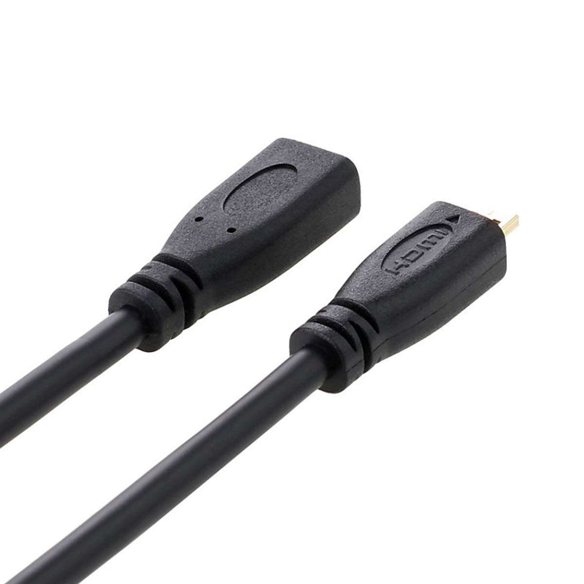 chenyang HDMI 1.4 Type D Micro HDMI Male to Micro HDMI Female HDMI Extension Cable 4K 60hz for Camera 3
