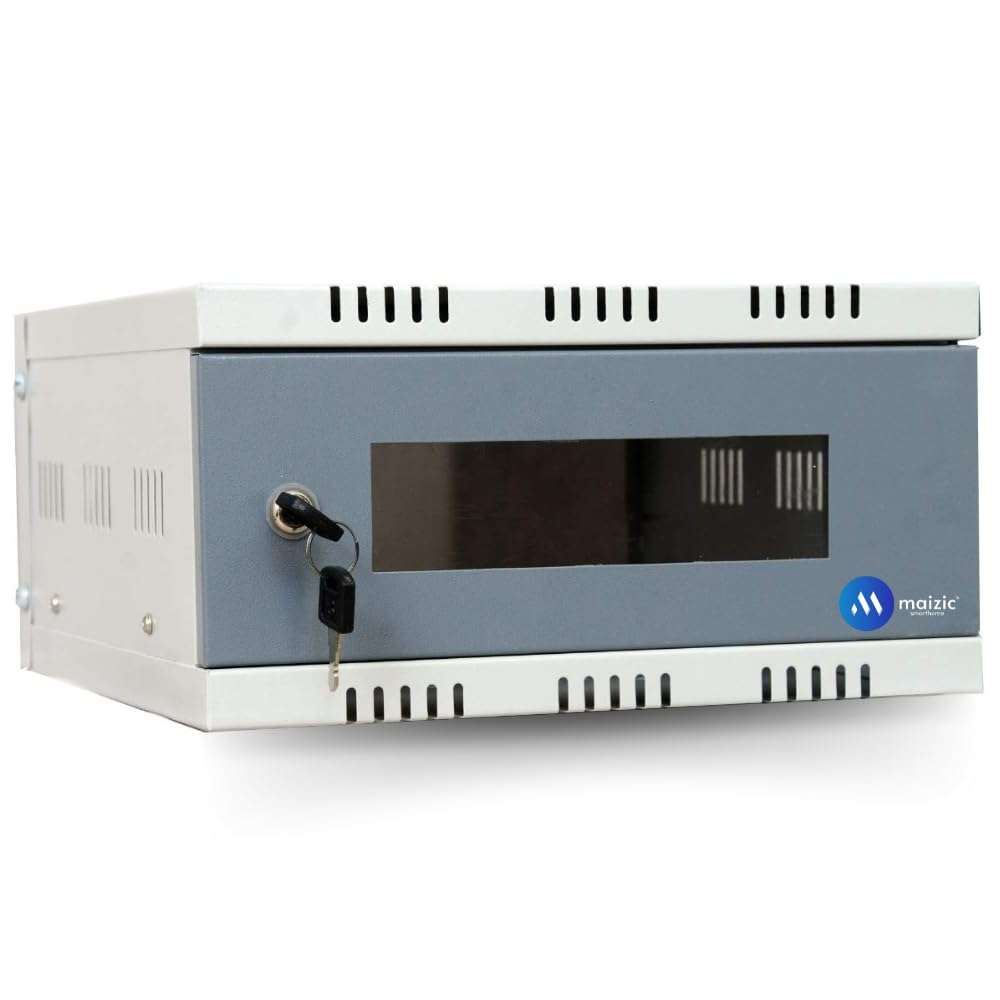 Maizic Smarthome Multi Usable CCTV/DVR/NVR Cabinet Box/DVR Foldable Rack Wall Mount with Lock/Network Rack/Server Rack 1