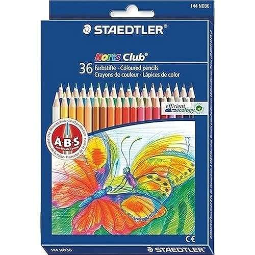 Staedtler Noris Club Colouring Pencils, 36 Shades