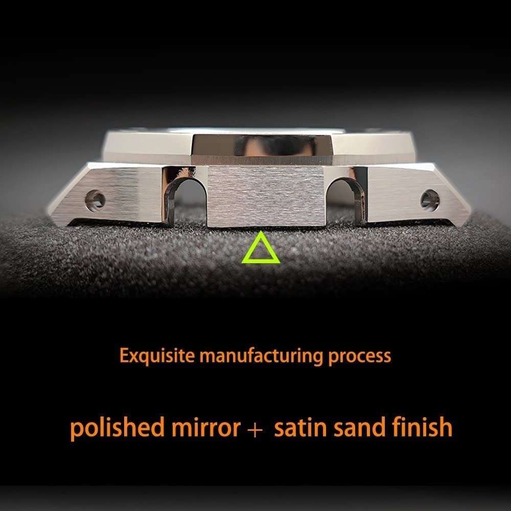 XIRIXX 5gen/5rd Ga2100 Gm2100 Mod Kit Metal Watchband，For Ga2100/2110 Stainless Steel Watch Case With Bottom Cover Accessories(A,GA2100) 5