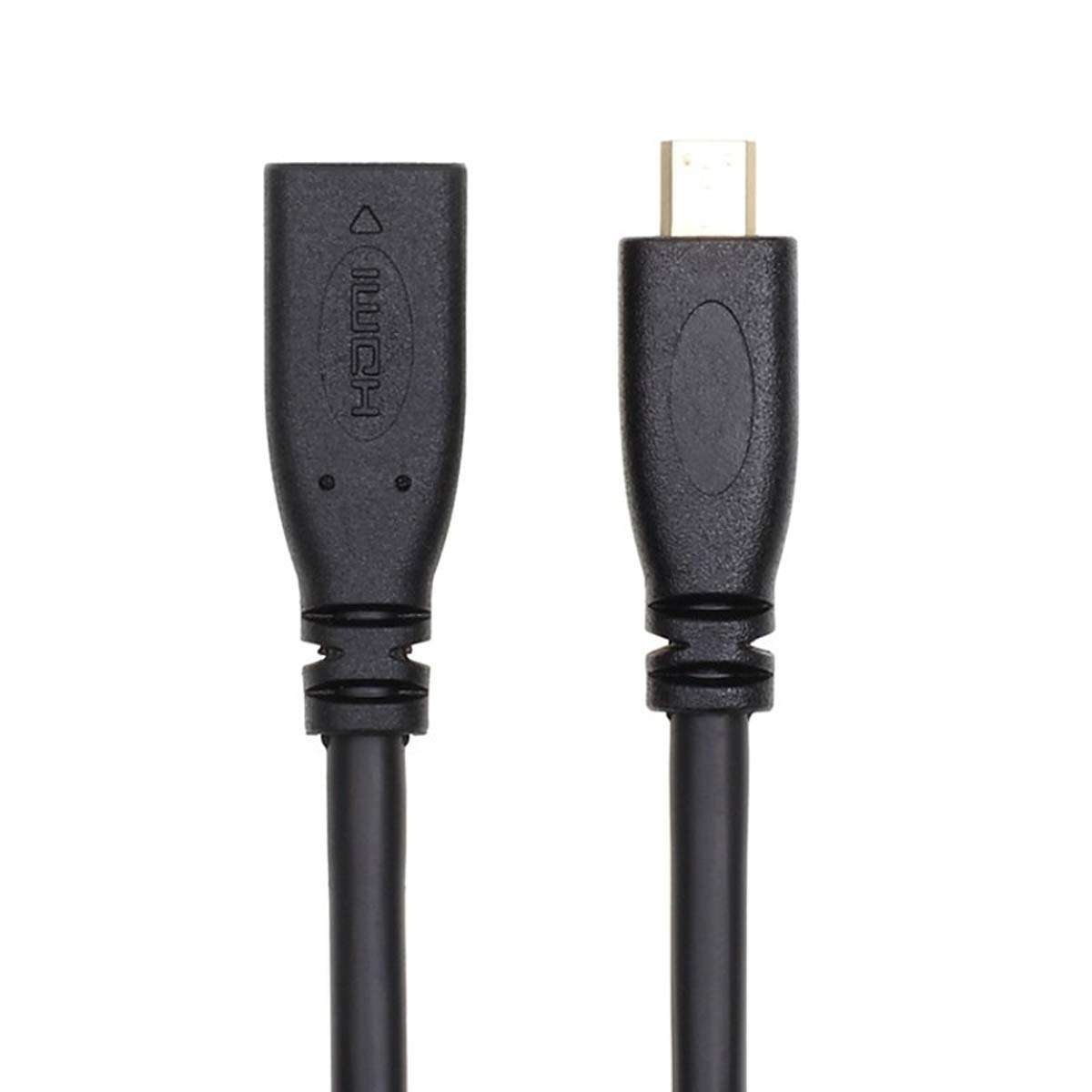 chenyang HDMI 1.4 Type D Micro HDMI Male to Micro HDMI Female HDMI Extension Cable 4K 60hz for Camera 2