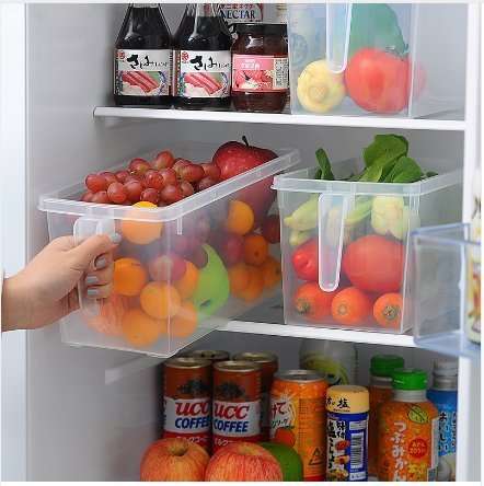 J P Enterprise_Plastic Food Storage Organizer with Lids - 5L, Pack of 2, Transparent 3