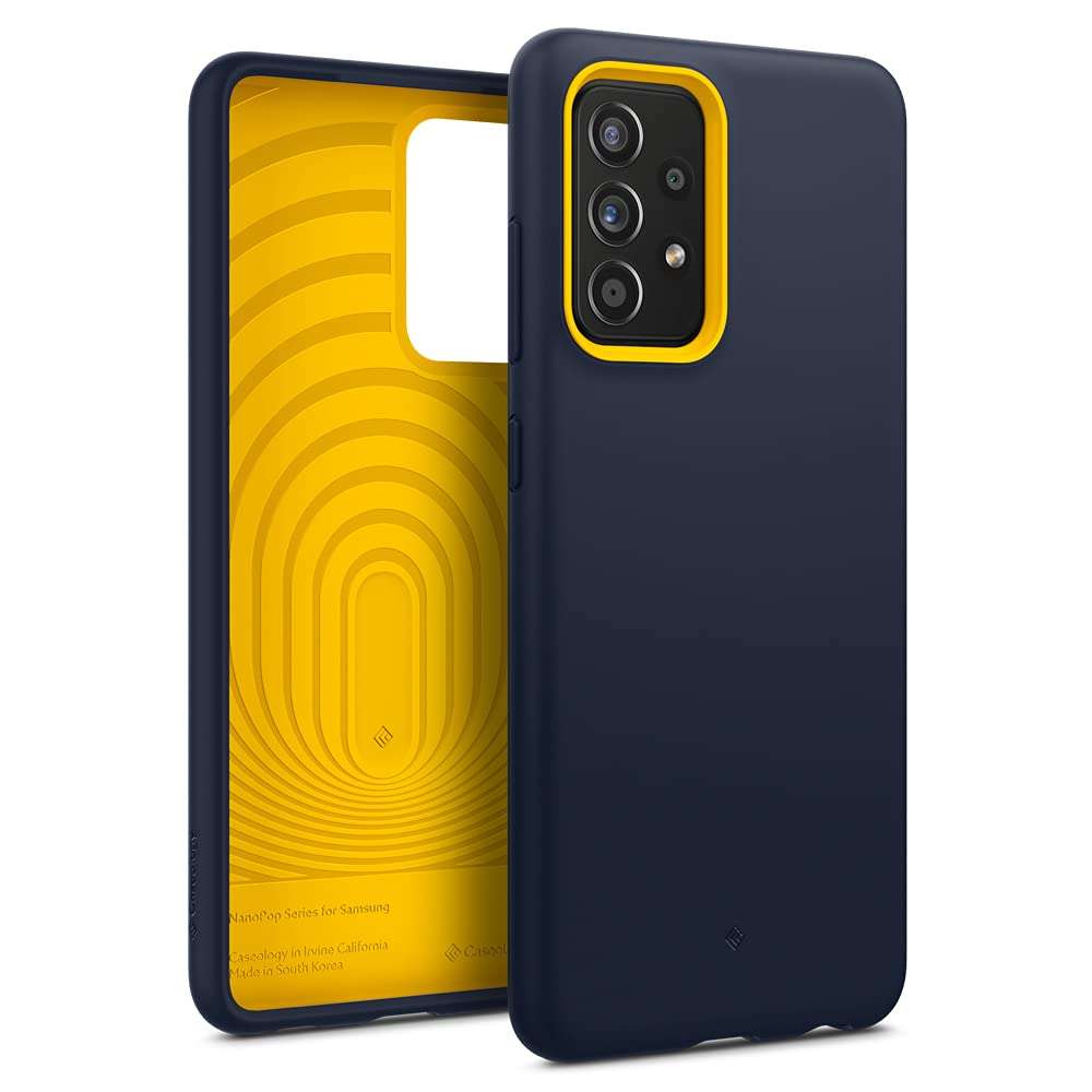 Caseology Nano Pop for Samsung A52 Case for Galaxy A52 5G Case for Samsung A52S Case for Galaxy A52S 5G Case (2021) - Blueberry Navy 1
