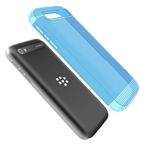 BlackBerry Classic / Q20 Case - VENA® [vSkin] Slim Protection [1.0mm Thin] TPU Case Cover for BlackBerry Classic / Q20 (Transparent Blue) 2