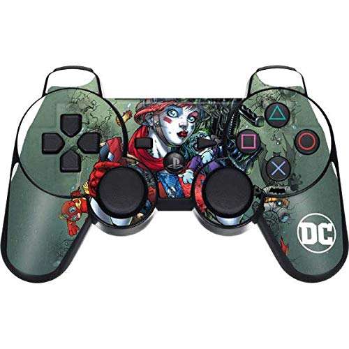 Skinit Decal Gaming Skin for PS3 Dual Shock Wireless Controller - Officially Licensed Warner Bros Harley Quinn and Baby Joker Design
