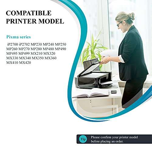 HibiTon Remanufactured Ink Cartridge Replacement for Canon 210XL 210 XL PG-210XL Black for Pixma MX410 MP495 MX340 MP250 MX320 MP499 MX350 iP2702 iP2700 MP490 MX330 MX420 MP240 Printer Tray, 1-Pack 3