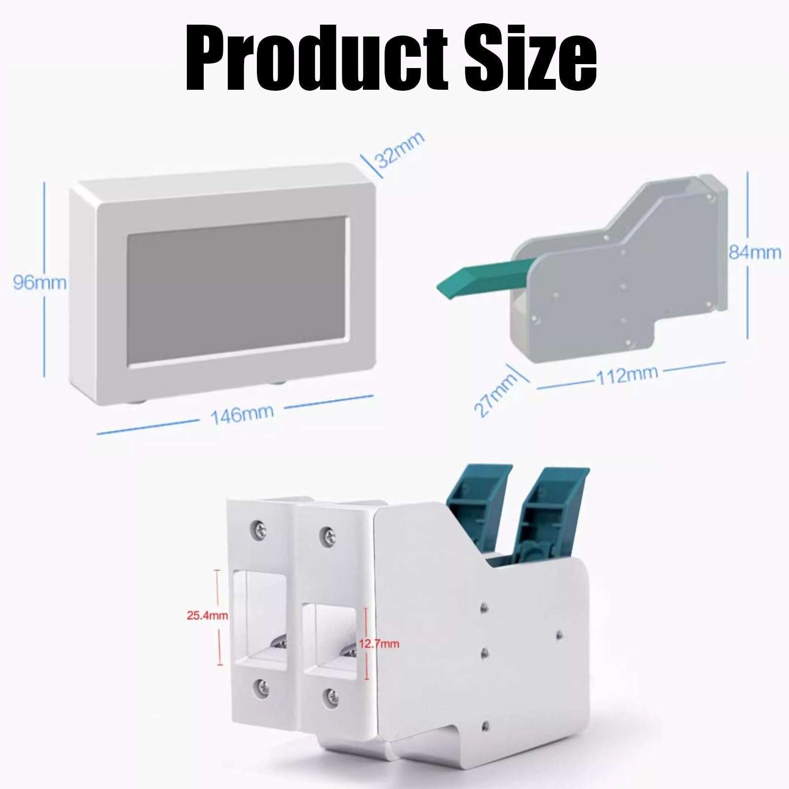 Portable Desktop Inkjet Printer,Intelligent Inkjet Coding Machine,Industrial Inkjet Printer,Mobile Inkjet Code Printer,Automatic Inkjet Coding Machine(12.7mm) 5