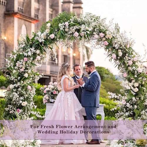 Flower Sponge Blocks Kit, 9.2 Feet Floral Foam Garland for Flowers, Absorption Flower Holder Arch Door, Floral Craft Dry Foam Bricks, Green Floral Foam Arrangement, for Home Wedding Garden-14PCS 6