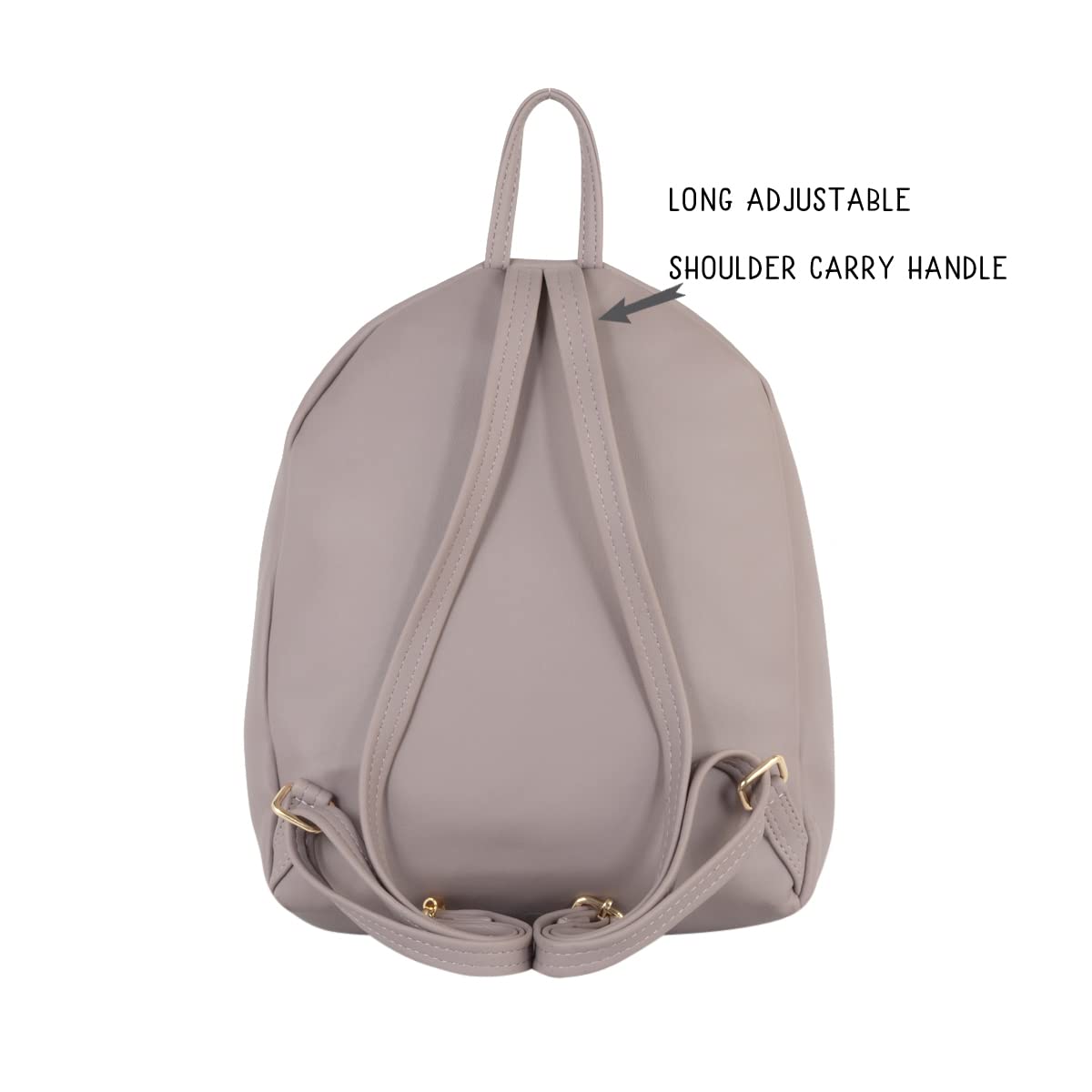 Baggit Women Backpack (LILAC CHALK) 4