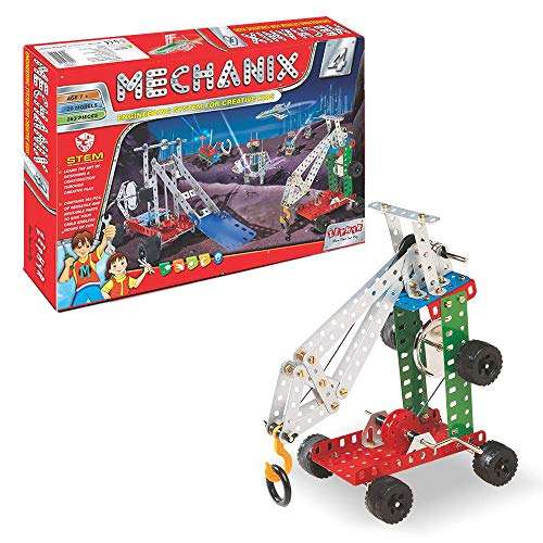 Smart Picks Mechanix 4 DIY, Educational, Stem, Building and Construction Toys (Metal)