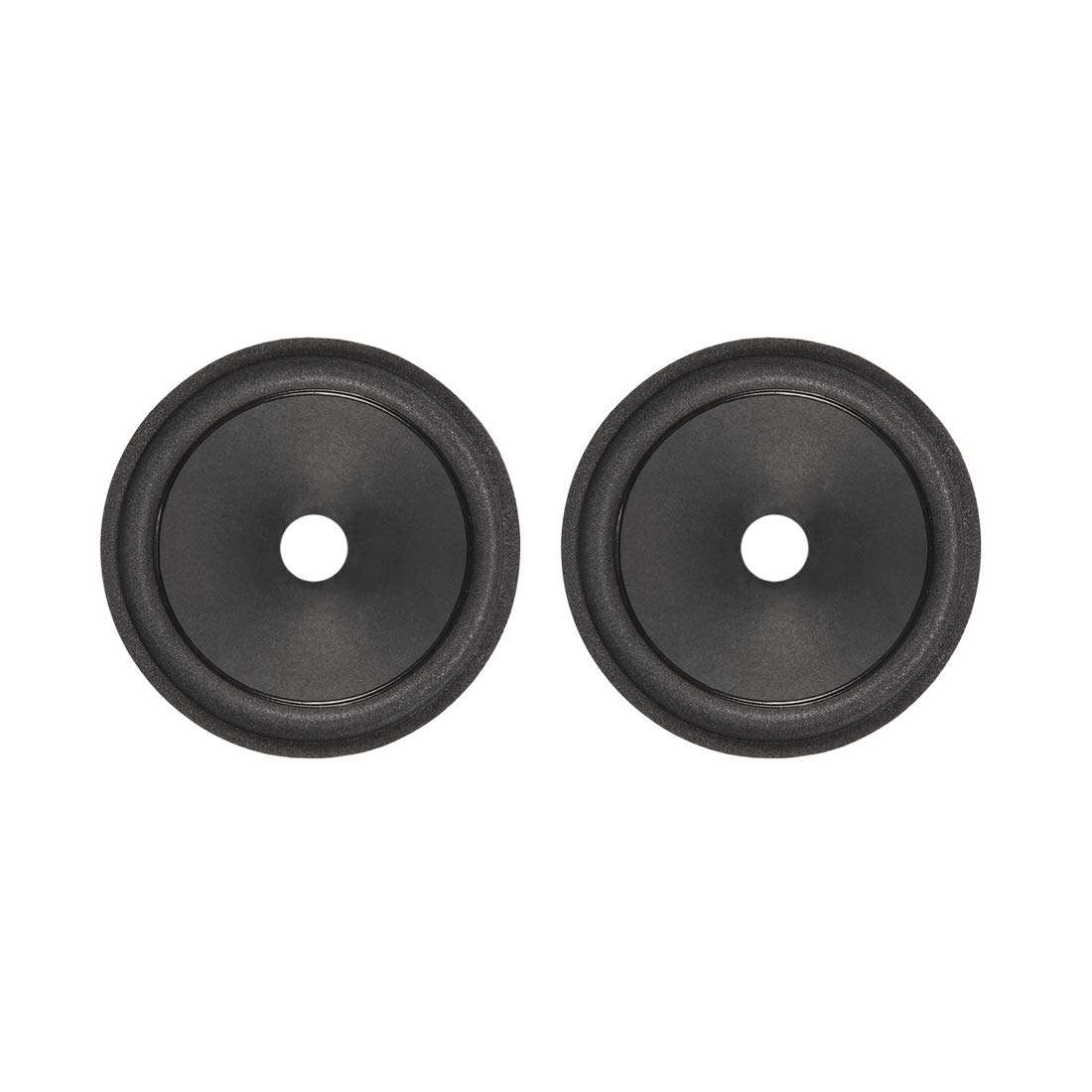 uxcell 3.5" Paper Speaker Cone Subwoofer Cones Drum Paper 0.5" Inner Diameter with Foam Surround 2 Pcs 1