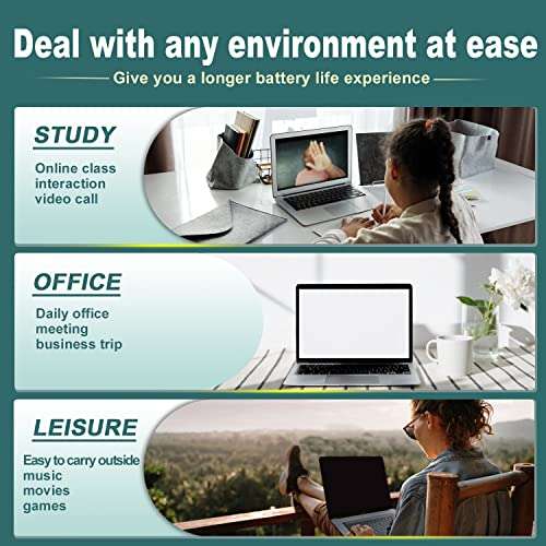 BOWEIRUI 68Wh GJKNX Laptop Battery Replacement for Dell Latitude 5480 5580 5280 5288 5488 5590 5591 5490 5491 5495 E5480 E5580 E5490 E5590 Precision 15 3520 3530 Serie DY9NT 5YHR4 451-BBZG GD1JP 6