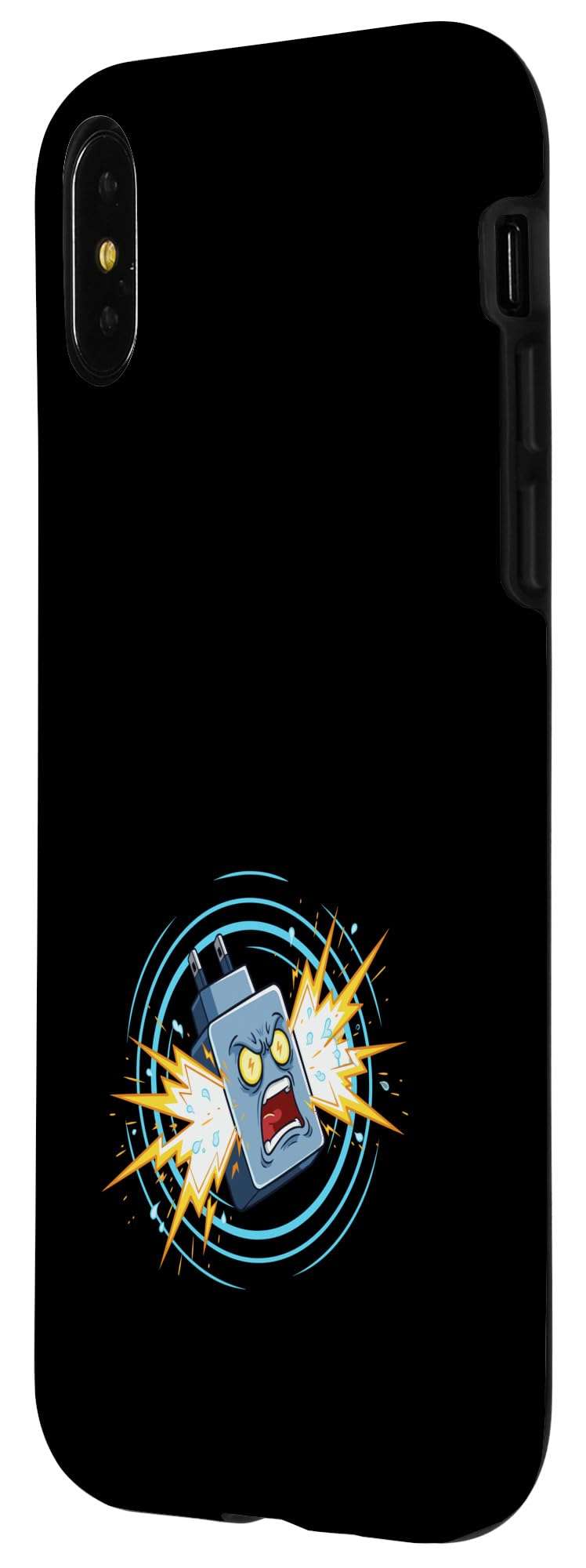 Raging Power Adapter Funny Angry Charger Shock Case for iPhone X/XS 3