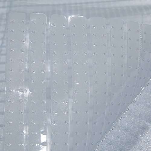 Sweet Home Stores Floor Protector Waterproof Non-Slip Clear Design Indoor Customizable Protector Runner Rug for Hallway, Entryway, Patio, 2'2" x 12', Clear 6