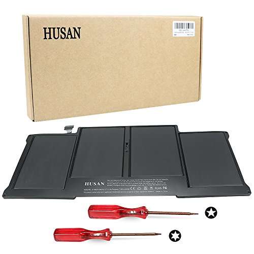 HUSAN New Laptop Battery for Apple MacBook Air 13'' A1466 (Mid 2012, Mid 2013, Early 2014, Early 2015) A1369 (Late 2010, Mid 2011 Version),fits A1496 A1377 A1405 4