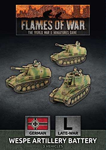 Flames of War: Late War: German: Wespe 10.5cm SP Artillery Battery (GBX155) 1