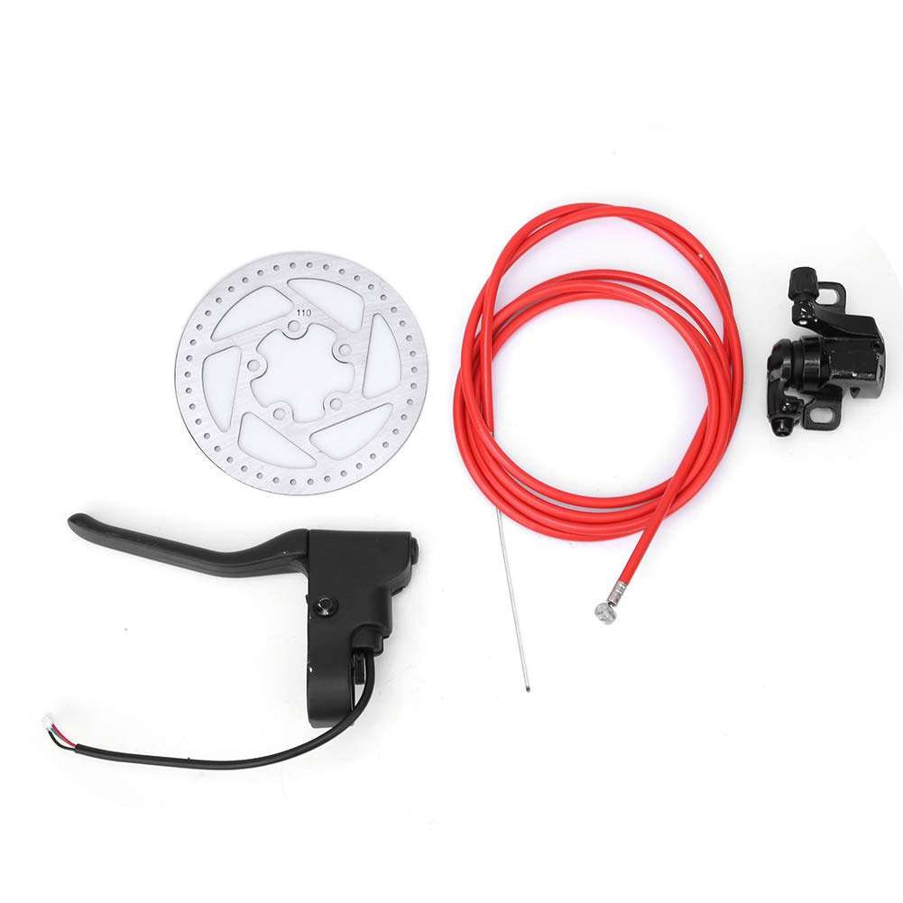 life Disc Brake,Metal Disc Brake Device Set(Contain Brake Disc Line Handle and Screws) for Xiaomi M365 Electric Scooter 6