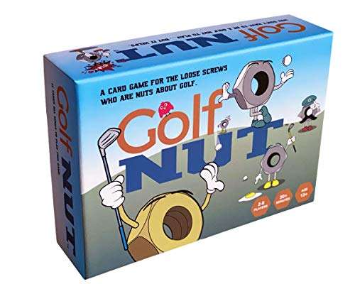 Golf Nut New - 2021 Original Card Game for The Whole Family | Fun for All Ages | Perfect Holiday, Xmas Gift or Stocking Stuffer! 1