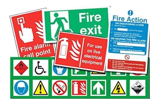 DRY POWDERPVC Waterproof metallic matte finishing Sticker Safety Sign Signature (factory sign) 3