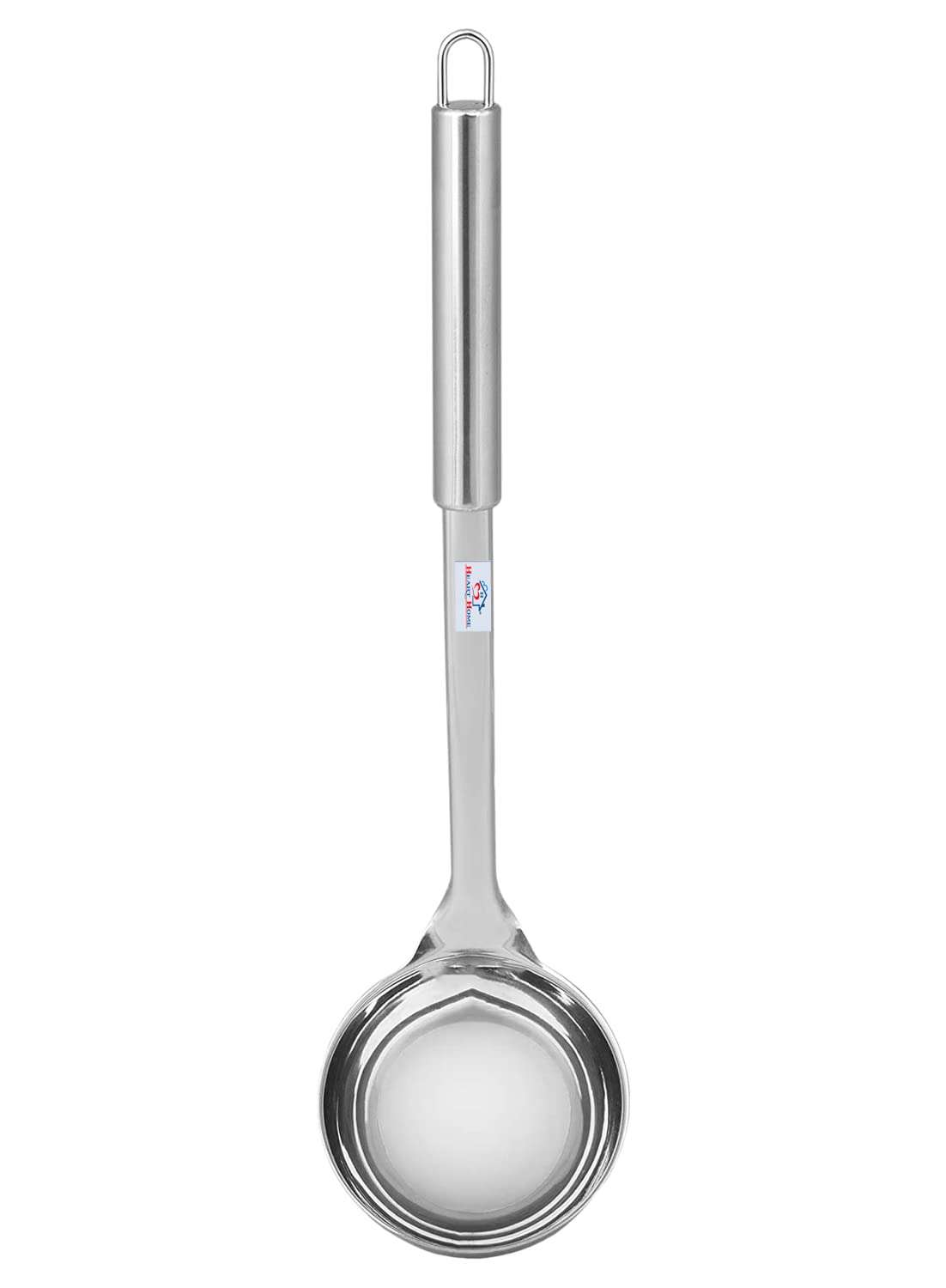 Heart Home Ladle|Stainless Steel Serving Chamcha|Nonstick Cooking Ladle|Utensils Cookware Gadgets for Kitchen|9 cm (Silver) 3