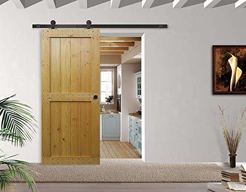 3000 Series Barn Door Hardware Finish: Black 3