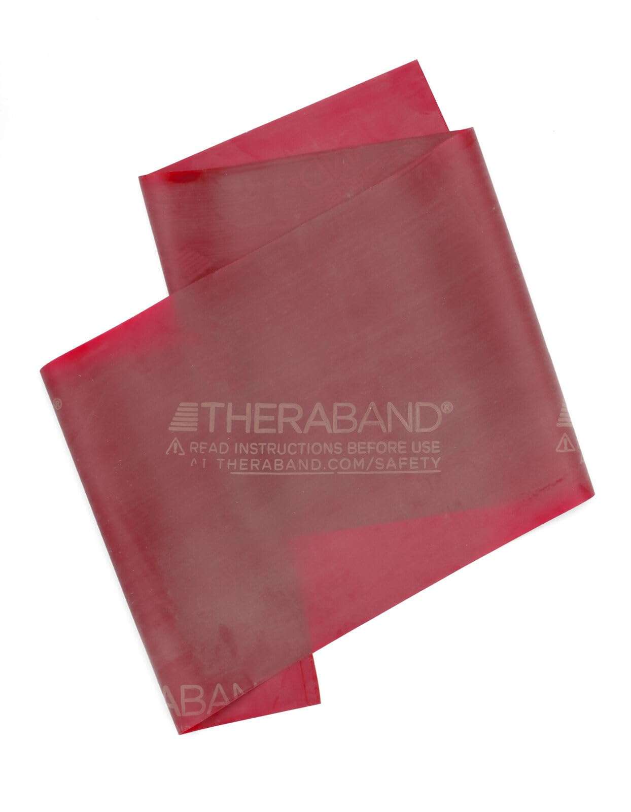 THERABAND Professional Latex Resistance Bands, Individual 6 Ft Elastic Band for Upper & Lower Body Exercise, Physical Therapy, Pilates, At-Home Workouts, 6 Foot Band, Red, Medium, Level 3