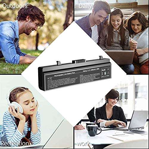 Oillvi Laptop Battery Compatible with Dell X284G 1545 1525 1526 PP29L PP41L Series Vostro 500, fits P/N GW240 RN873 GP952 M911G M911 RU586 C601H 312-0844-[6-Cell /49Wh] 6