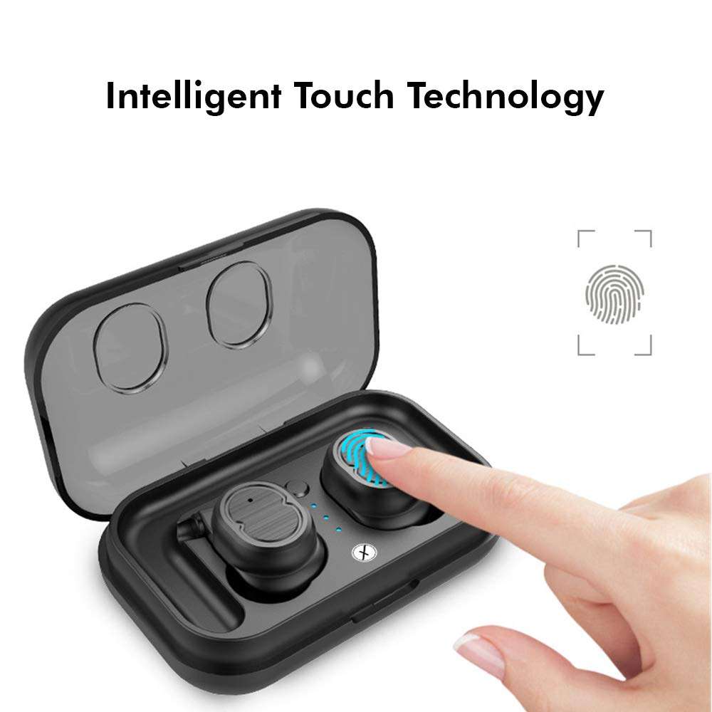 Xmate Gusto in-Ear Touch Control True Wireless Bluetooth Headphones (TWS) with Mic - (Black) 5