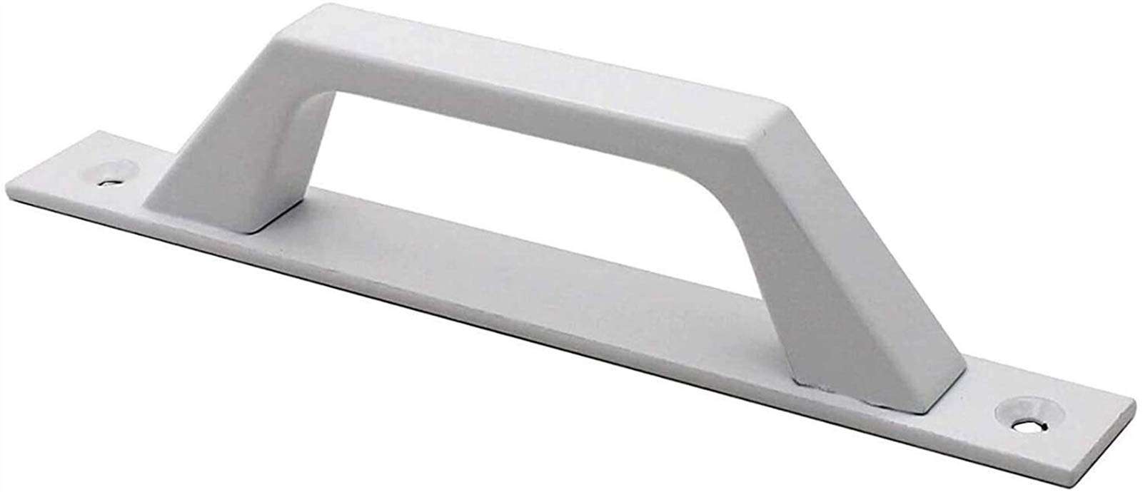 GIAOYAO 2 X Wooden Barn Sliding Door Handles 200 Mm High-Strength Aluminum Alloy Balcony Door Sliding Window Small Handle Room Door Handle(White) 2