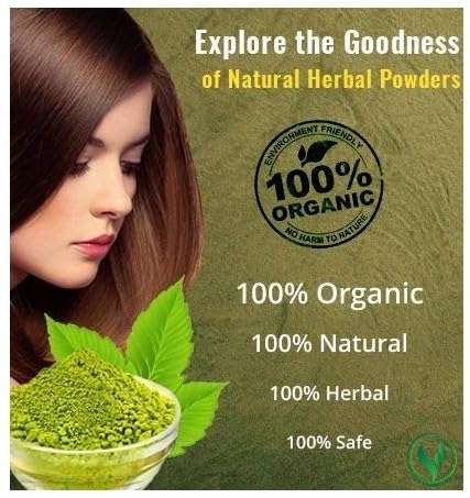 3V PRODUCTS Bhringraj Powder - Pack of 2x50g - Karisalankanni | Eclipta Alba for Hair Growth | Hair Care | Edible 4