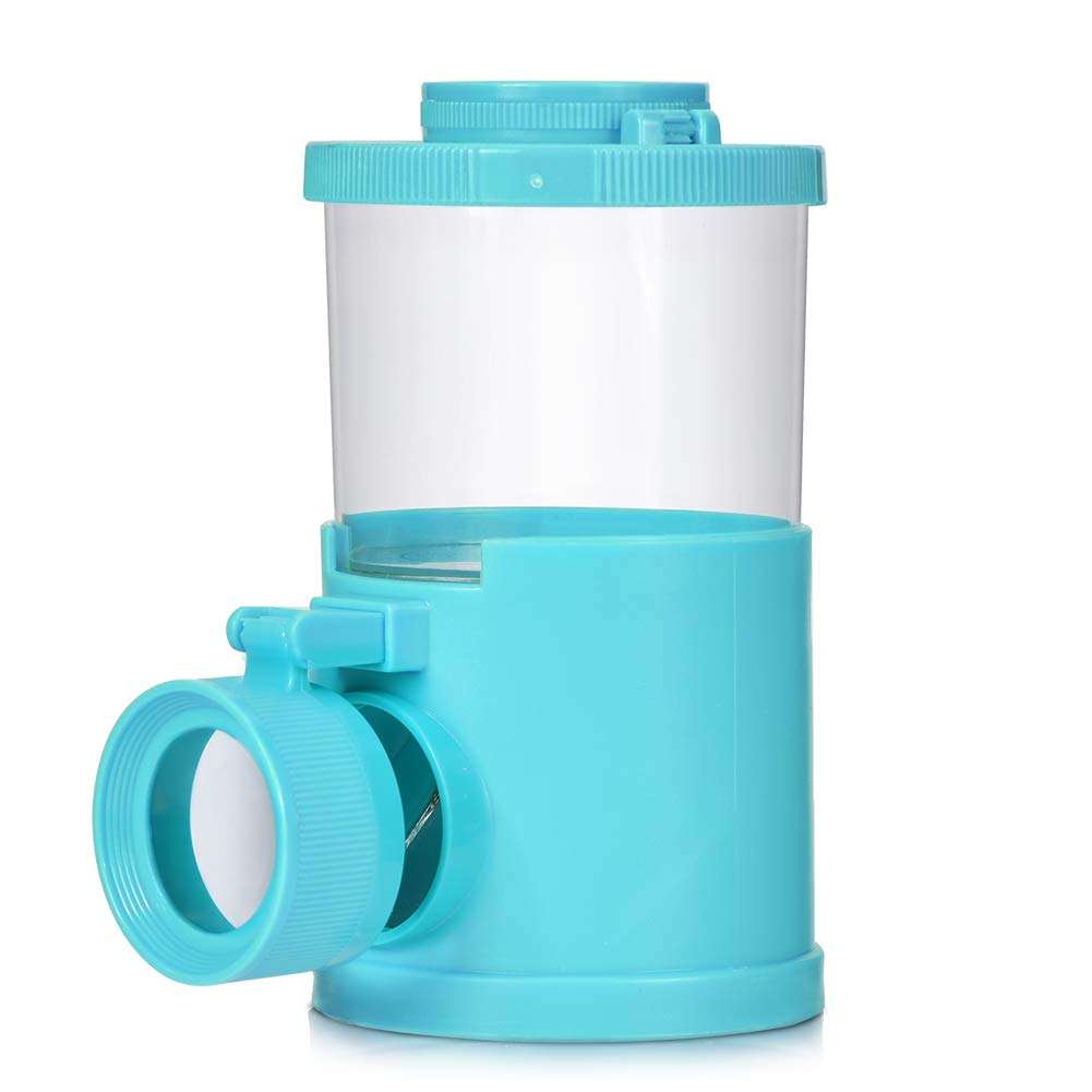 Romantic Valentine's Day Children Puzzle Toy, Leftwei Science Education Children Insect Viewer, Magnifier Bottle Set, Children Puzzle Toy, Play Outdoors for Children(Blue) 1