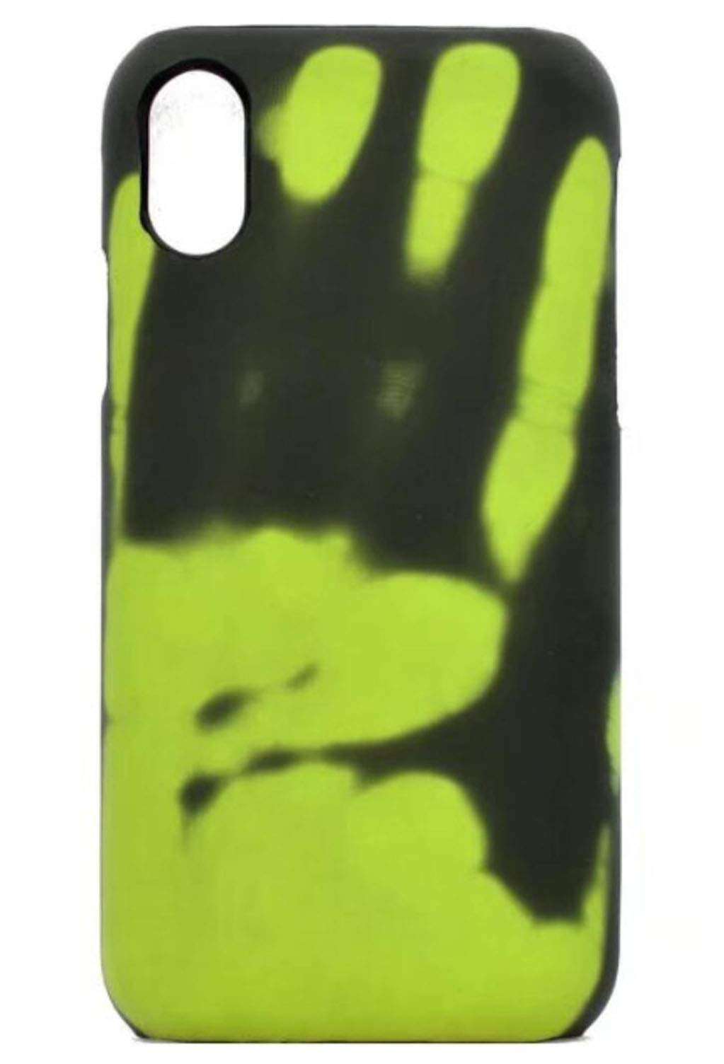 Omio Compatible with iPhone XR Color Changing Protective Case, Thermal Sensor Case Heat Sensor Induction Fluorescent Temperature Sensing Creative Cover Ultra Thin Non-Scratch Stylish Shell 1