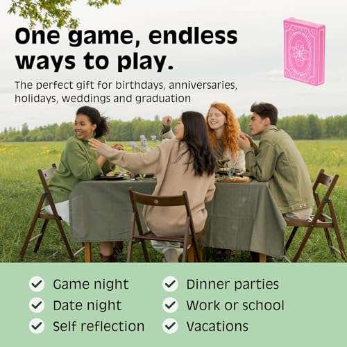 Actually Curious Happy Hour Edition! Icebreaker Card Game for Adults, Couples & Family, Fun Date Night & Party Game, Bachelorette & Romantic Gift 5