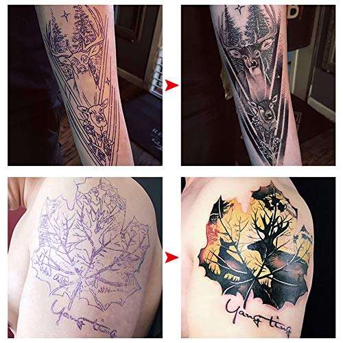 Tattoo Transfer Paper, Professional 10 Sheets Tattoo Thermal Stencil Paper A4 Paper Size with 4 layers Tattoo Transfer Paper Tattoo Copy Paper for Tattoo Machine Parts Tattoo Supplies 4