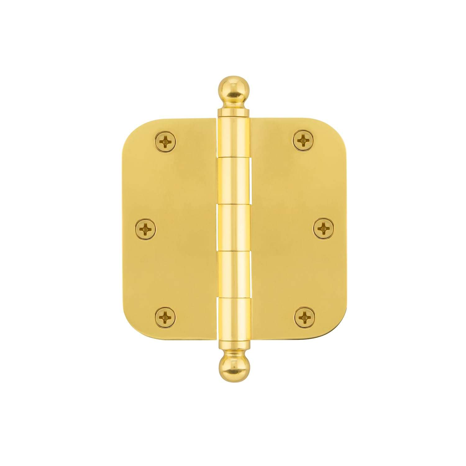 Nostalgic Warehouse Ball-Tip Residential Door Hinge with Radius Corner, 3.5 Inch ( Pack of 1)