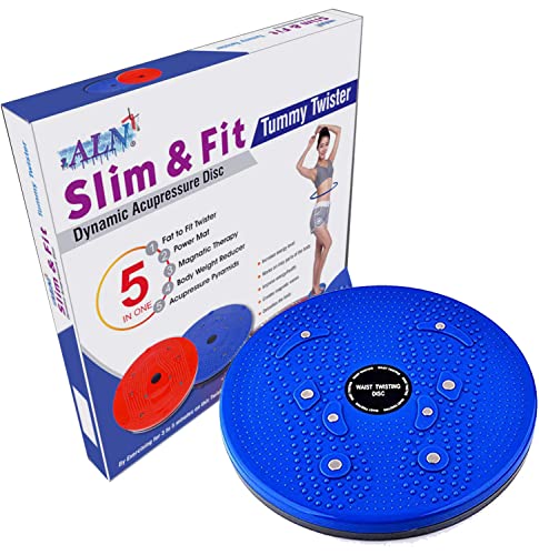 ALN® Tummy Twister Abdominal ABS Exerciser Body Toner Fat Buster Oblique Workout Perfect Waist Trimmer Exerciser Home Gym Equipment for Men and Women(Multicolor)