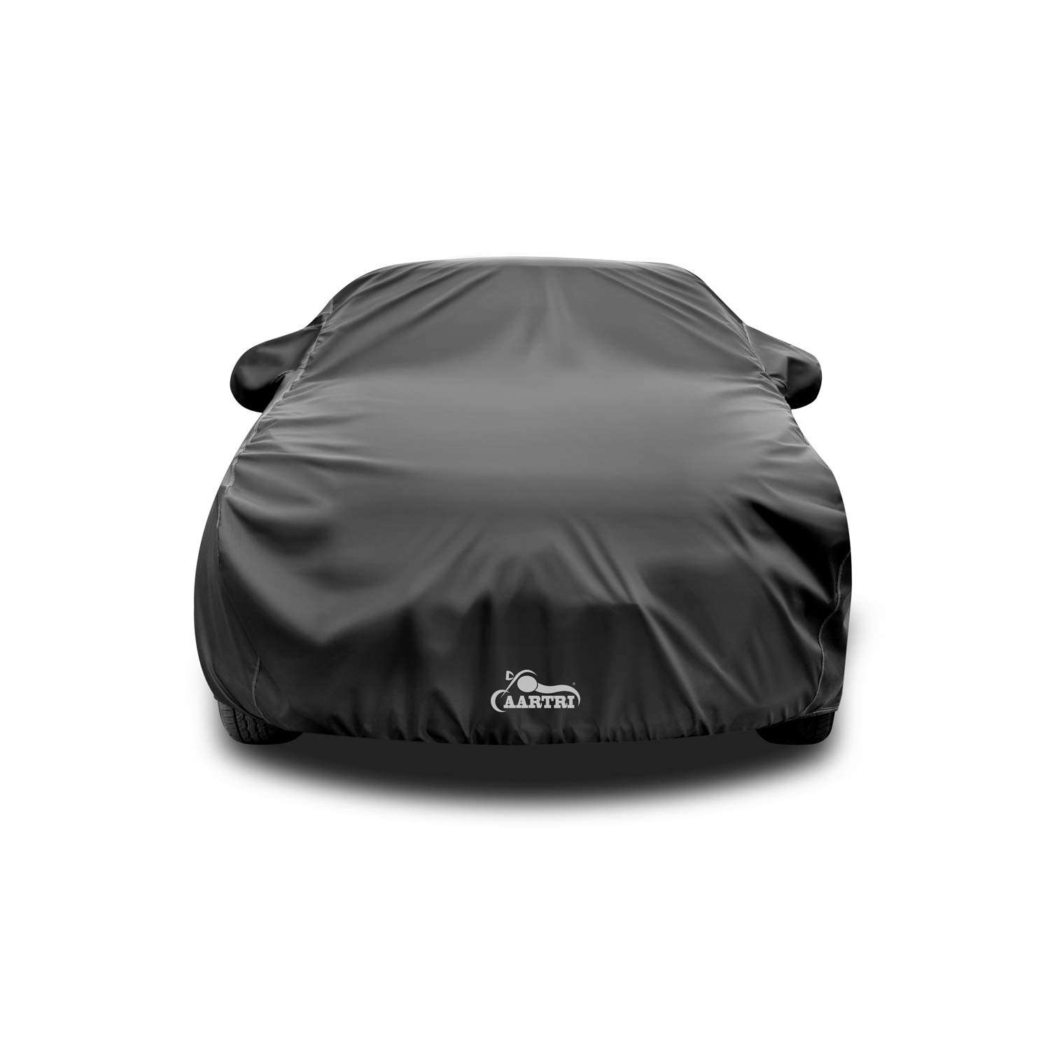 DREAM STORE - Water Resistant - dust Proof - car Body Cover for Compatible with Fiat Punto car Cover - Water Resistant UV Proof - car Body Cover (Grey with Mirror) 3