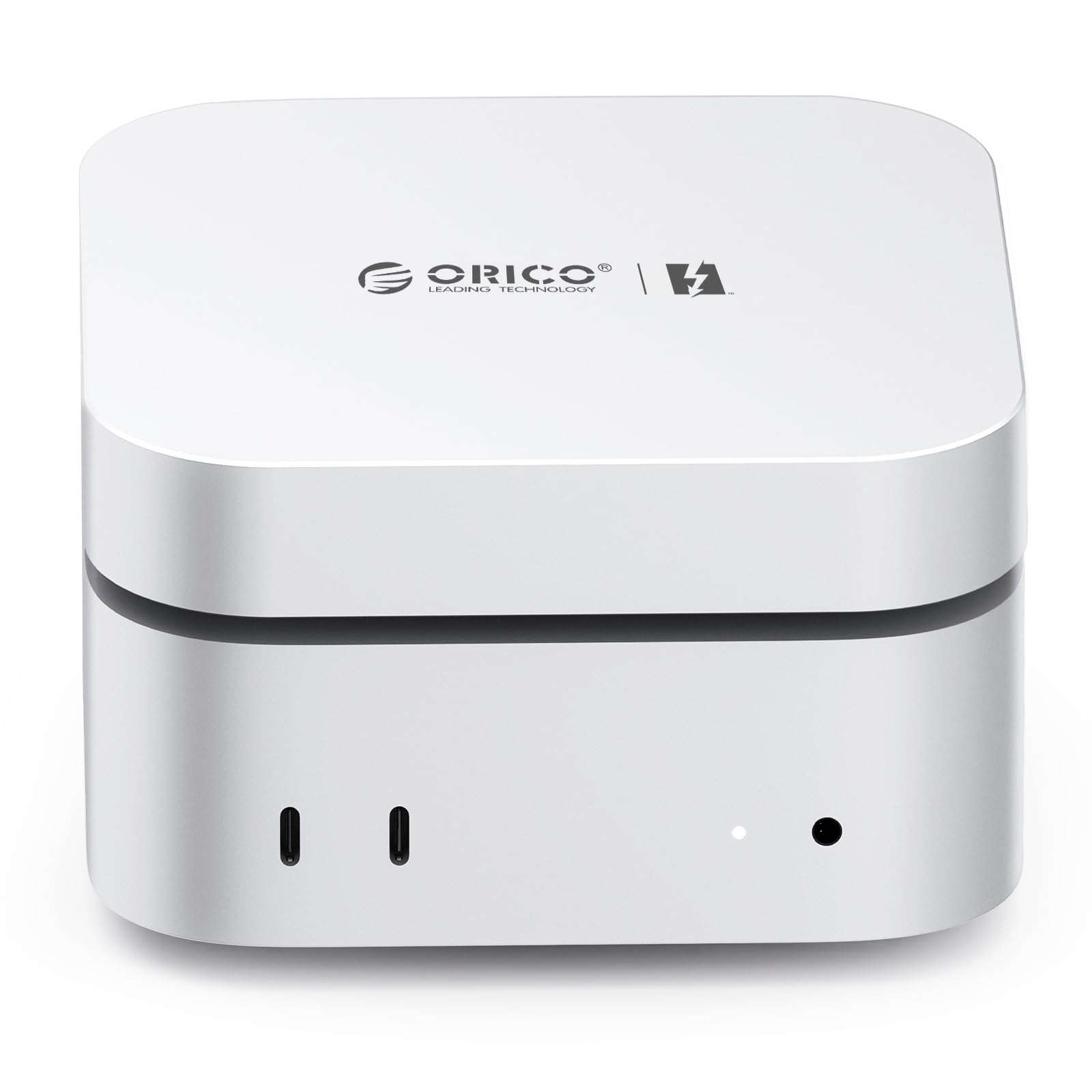 ORICO MiniMate TB5 80Gbps 1TB External SSD for Mac Mini M4, Compatible with Thunderbolt5(6000MB/s) for macOS, USB C to USB C Cable(80Gbps), JHL9480 Chip(Only Compatible with Thunderbolt Interface (1TB 1