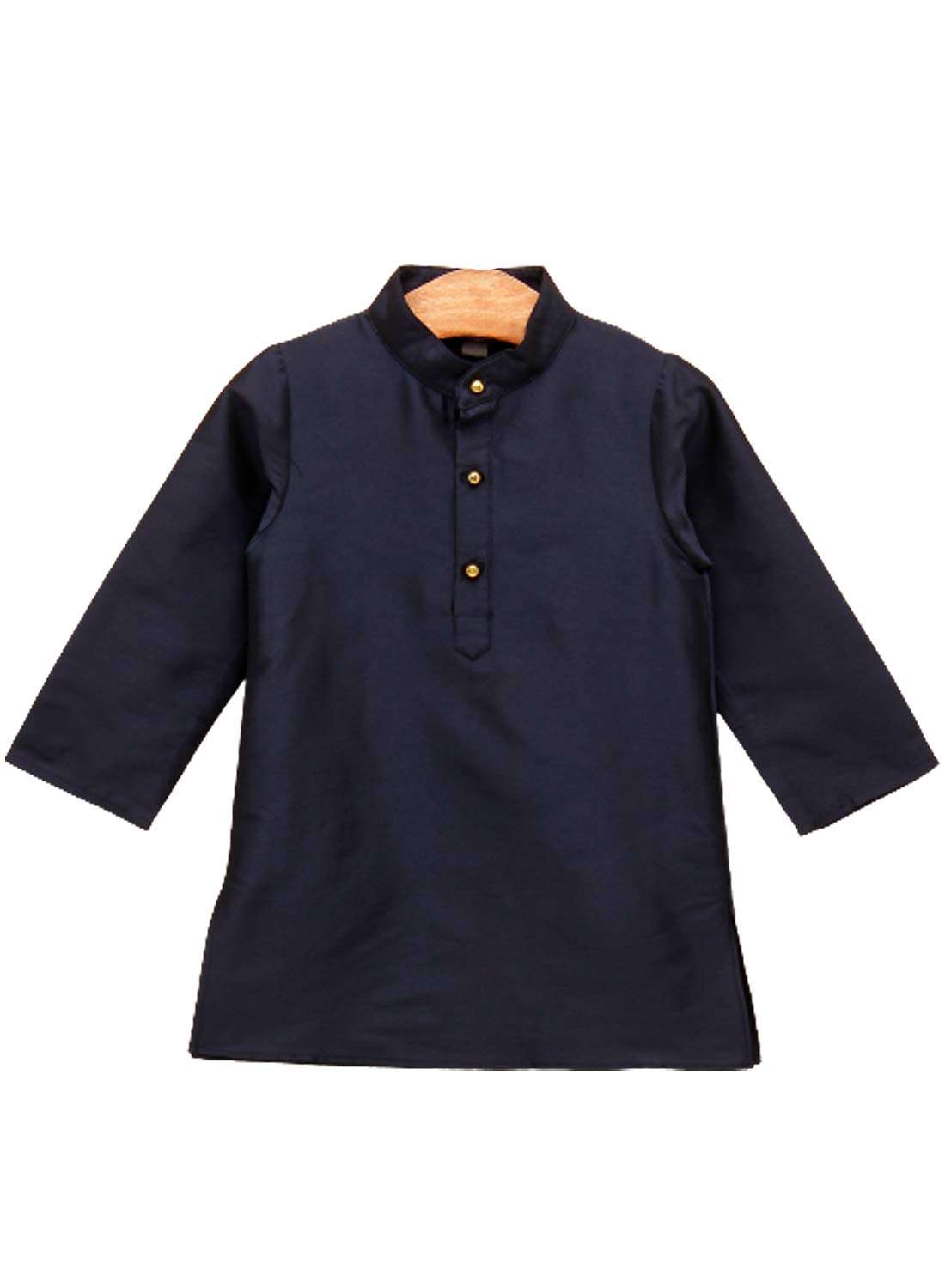 A.T.U.N. All Things Uber nice Boy's Solid Regular Pyjama Jacket Set (BJKP_Navy-Fuchsia-1 13-14 Years) 3