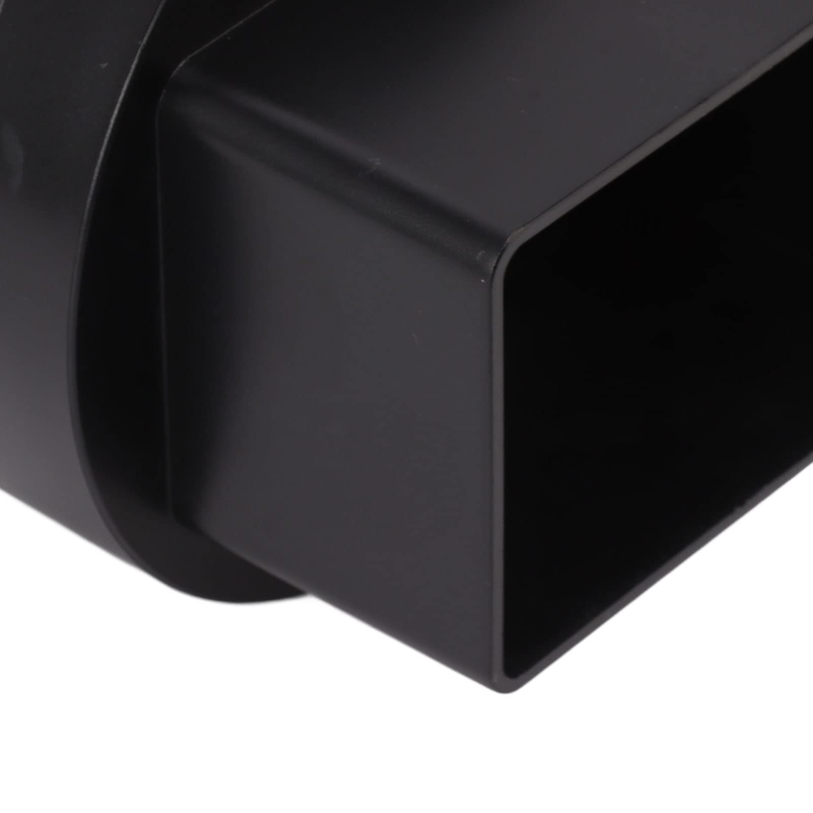 Downspout Adapter, Downspout Adapter Plastic Drain Adapter Replacement Downpipe Converter Connector with Screws Gutter Drain Connector(Black L 3x4in) 5