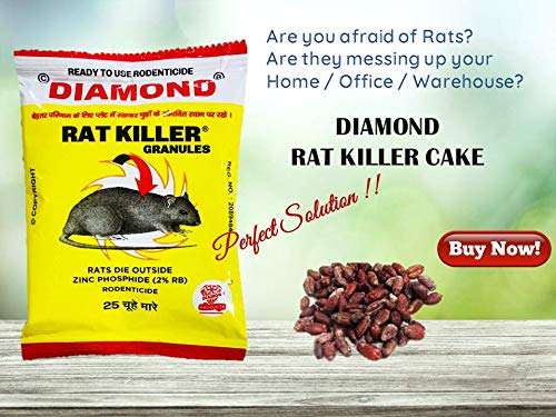DIAMOND RAT Granules And Paste Rodent Control 300 g and 15 g 5